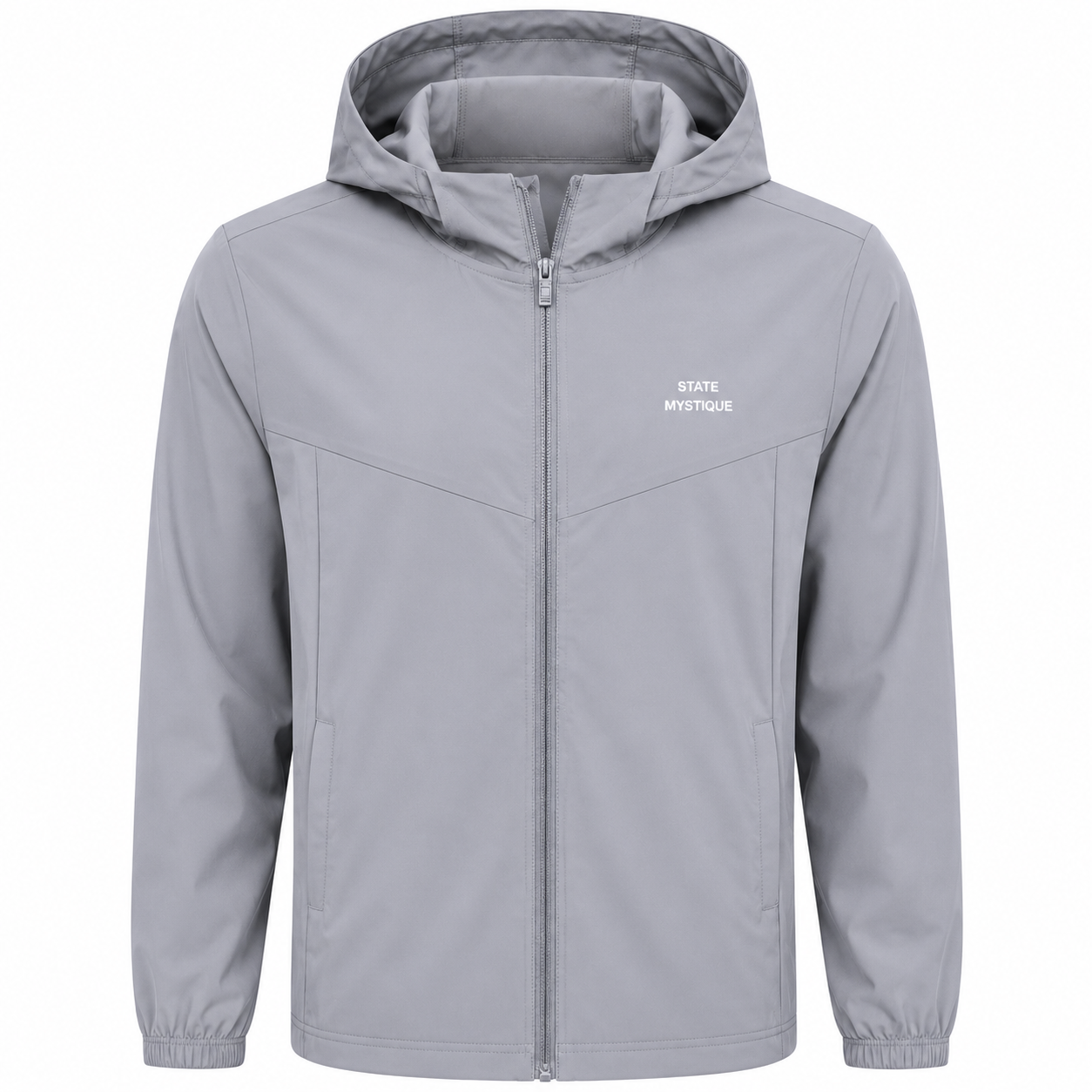 Iron Grey Hooded Zip Up